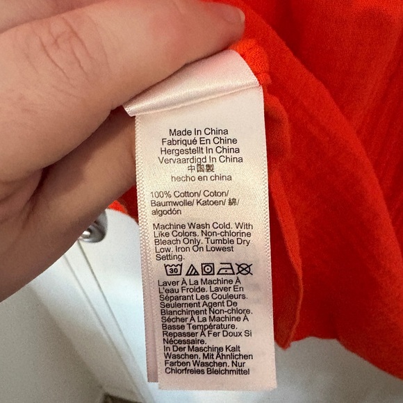 J.Crew Vibrant Orange Classic Shirt - NWT - Picture 7 of 7